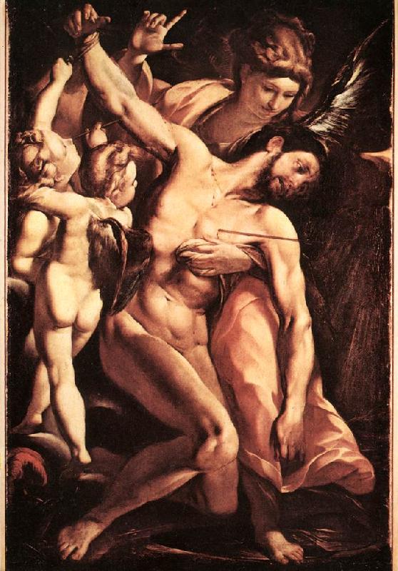 PROCACCINI, Giulio Cesare The Martyrdom of St Sebastian af Sweden oil painting art